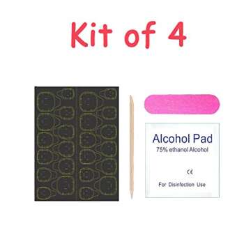 St. Patrick’s Day Press on Nails Green Glitter 24Pcs