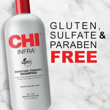 CHI Infra Shampoo - Gentle Cleansing & Hydrating for All Hair Types