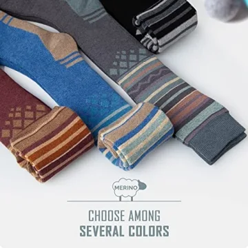 OutdoorMaster Merino Wool Ski Socks Non-Slip Warm