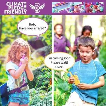 Inspireyes Kids Walkie Talkies Rechargeable 48 Hrs 3 Miles