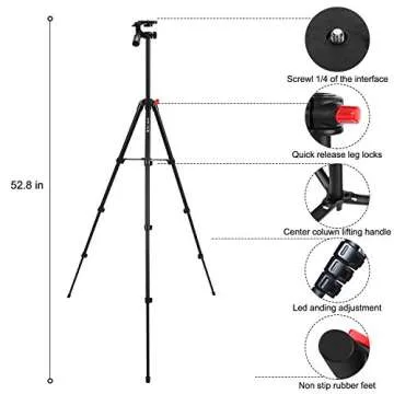 teefeet Lightweight Adjustable Tripod for iPad and Smartphones