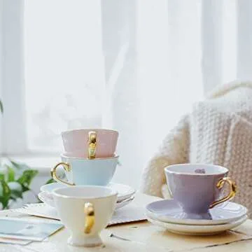 Jusalpha® Fine China Tea Party Set for Elegant Gatherings