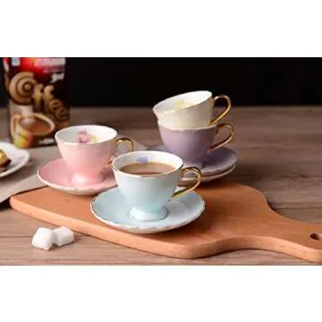 Jusalpha® Fine China Tea Party Set for Elegant Gatherings