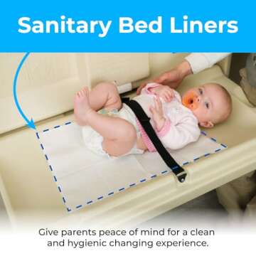 Koala Kare KB150-99 Baby Station Bed Liners - 500 / CS