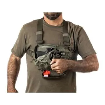 5.11 Tactical Skyweight Survival Chest Pack - 2-Liter Capacity, Adjustable Harness, Ambidextrous CCW Compartment - Sage Green, 1 SZ, Style 56769