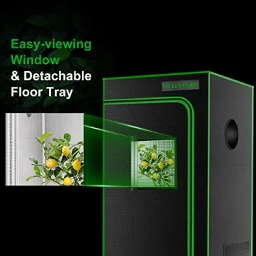 MELONFARM Indoor Grow Tent for Plant Growth and Gardening