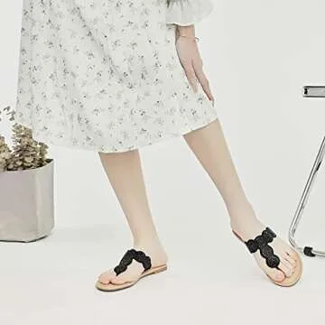 Veittes Women's Stylish Slide Sandals - Comfort Meets Fashion