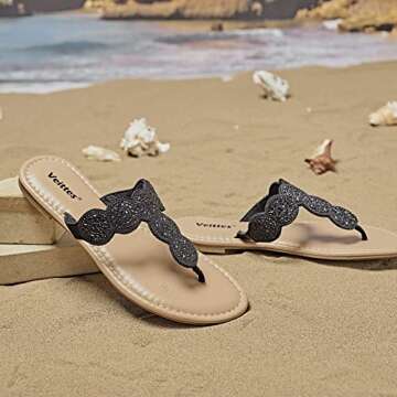 Veittes Women's Stylish Slide Sandals - Comfort Meets Fashion