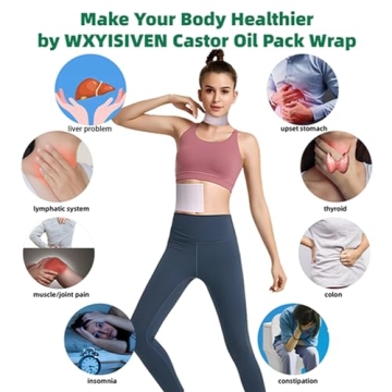 WXYISIVEN Castor Oil Pack Wrap for Health and Comfort