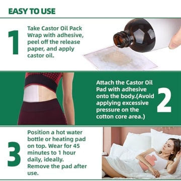 WXYISIVEN Castor Oil Pack Wrap for Health and Comfort