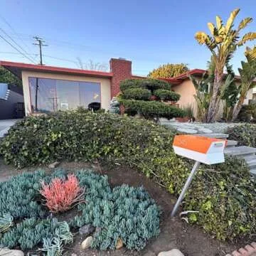 modbox USA Mid-Century Curbside Mailbox in Orange/White