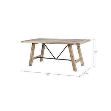 INK+IVY Sonoma Dining Table - Rustic and Stylish Seating