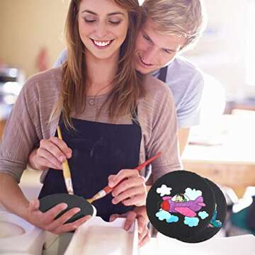 Cakocaco 36pcs Slate Drink Coasters Bar Coasters for Drinks,Natural Edge Slate Stone Coasters,Suitable for Any Table Type, Outdoor Coffee Table, Cool Home Décor. 4 Inches(36, Square Round Coasters)