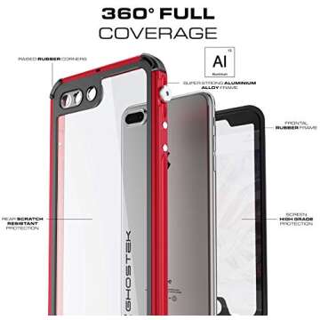 Ghostek Atomic 3 Waterproof Case for iPhone 7 Plus/8 Plus