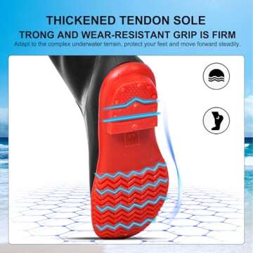 YAOYAO LAND Waterproof Fishing Waders with Boots for Men