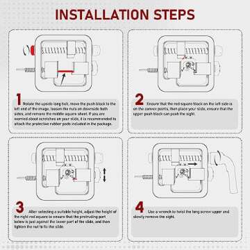 StarONE Handguns Sight Pusher Tool Fit for Glocks