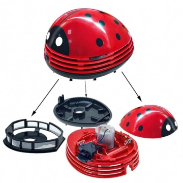 E ECSEM Cute Mini Vacuum Cleaner for Easy Clean-Ups