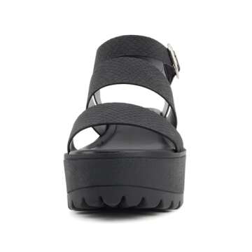 Soda Wedge Sandals - Comfortable Open Toe Stylish Footwear