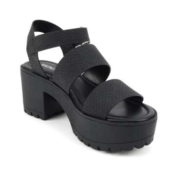 Soda Wedge Sandals - Comfortable Open Toe Stylish Footwear