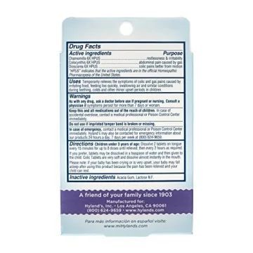 Relieve Baby's Colic with Hyland’s Natural Tablets