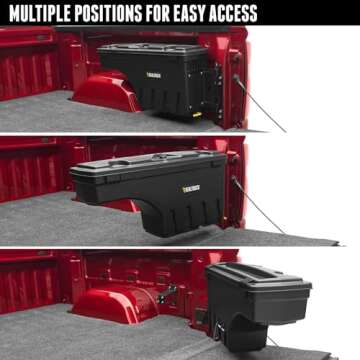 UNDERCOVER SwingCase Truck Bed Storage Box | SC400P | Fits 2007-2021 Toyota Tundra Passenger Side