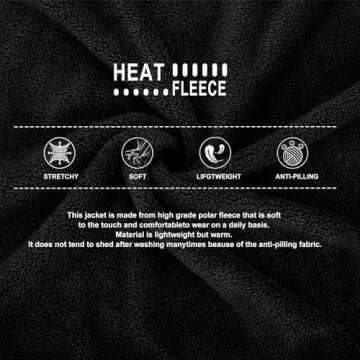 Heated Jackets for Women with Battery Pack Included, Womens Heated Jacket with Detachable Hood, Fleece Heated Coat Hoodie Clothing, Rechargeable Electric Heating Jacket for Hunting, Winter, Ski