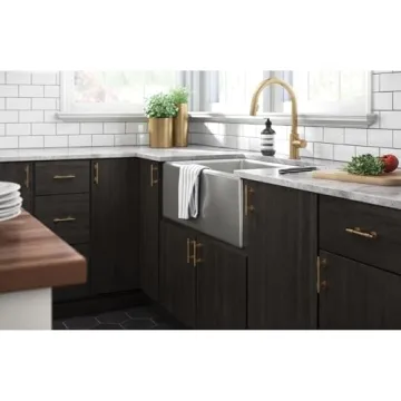 Franklin Brass Adjustable Bar Pulls in Champagne Bronze 5-Pack