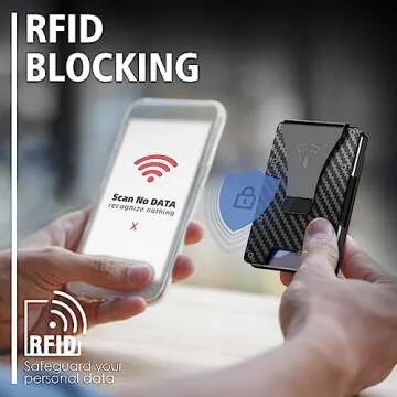 FirstVIP Slim Men's Wallet with ID Holder & RFID Protection