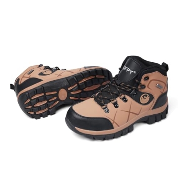 EQFPY Waterproof Steel Toe Boots - Heavy Duty Safety& Style