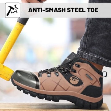 Steel Toe Waterproof Work Boots for Men & Women