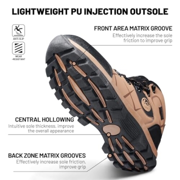 Steel Toe Waterproof Work Boots for Men & Women