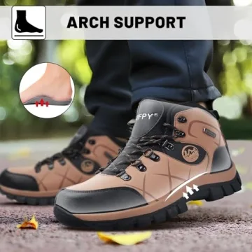 Steel Toe Waterproof Work Boots for Men & Women