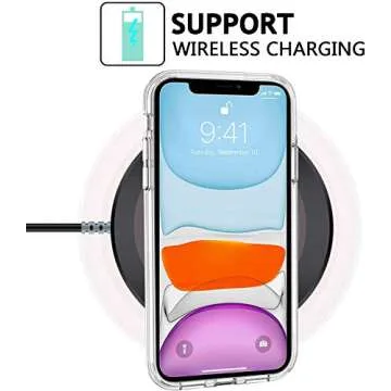 LUOWAN for iPhone 11 Black Leopard Print Case,Clear with Cute Black Cheetah Pattern Design for Women Girls Teen, Shockproof Slim Fit TPU Cover Protective Phone Cases for Apple iPhone 11 6.1 inch