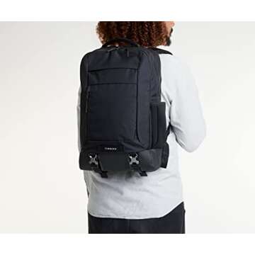 Timbuk2 Authority Laptop Backpack Deluxe, Eco Black Deluxe