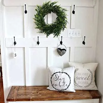 GTIDEA 18 Inch Eucalyptus Wreath for Year-Round Decor