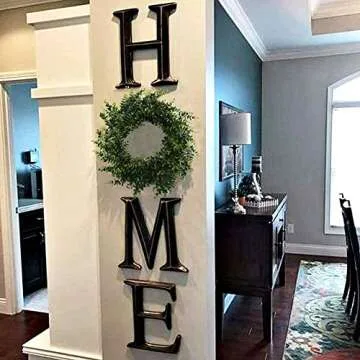 GTIDEA 18 Inch Eucalyptus Wreath for Year-Round Decor