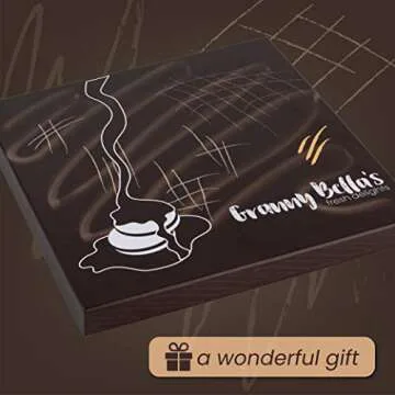 25 Valentines Chocolate Covered Cookies Gift Basket, Gourmet Candy Gift Box for Food Delivery, Cookie Gifts for Men Women Kids and Friends