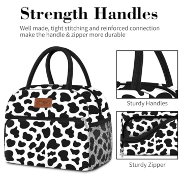 Coobiiya Insulated Lunch Bag for Work & Travel