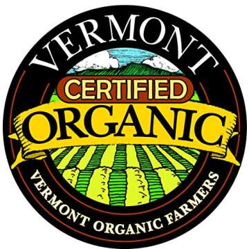 Pure Vermont Organic Maple Syrup Grade A Dark Robust (Former Grade B) - 1/2 Gallon 64 oz - Barred Wo...