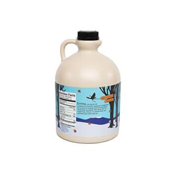 Pure Vermont Organic Maple Syrup Grade A Dark Robust (Former Grade B) - 1/2 Gallon 64 oz - Barred Woods Maple