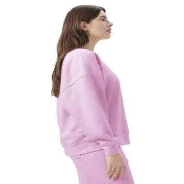 Florence Mills Cozy Oversized Pink Pullover Sweatshirt