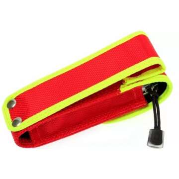 Victorinox Rescue Tool with Nylon Pouch Swiss Army Knife, 13 Functions, Swiss Made Pocket Knife with Seatbelt Cutter and Glass Saw - Fluorescent Yellow