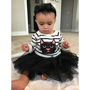 Jane Shine Infant Tutus, Tutu Skirt for Baby Girls, Toddler Tulle Dress Skirt 5 Layers Soft for Babies First Birthday