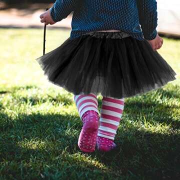 Jane Shine Infant Tutus, Tutu Skirt for Baby Girls, Toddler Tulle Dress Skirt 5 Layers Soft for Babies First Birthday
