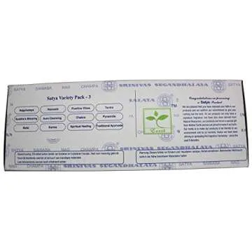 Set of 12 Nag Champa Namaste Positive Vibes Tantra Buddha Blessing Aura Cleansing Chakra Pyramids Reiki Karma Spiritual Healing Traditional Ayurveda by Satya