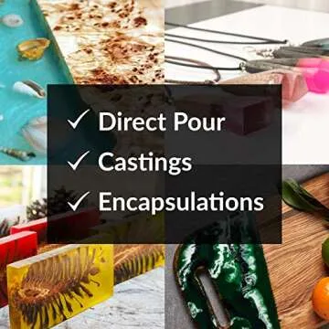 Crystal Clear Epoxy Resin Kit for Art and Crafts