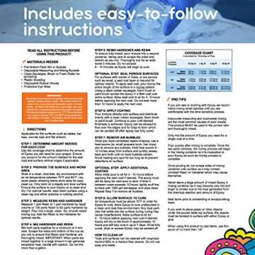 Crystal Clear Epoxy Resin Kit for Art and Crafts