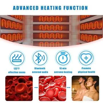 Homsido Low EMF Infrared Home Sauna for Indoor/Outdoor Use