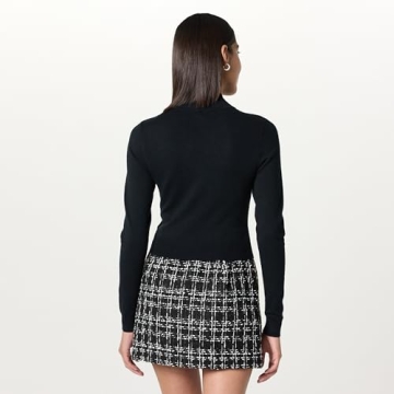 Maura Mock Neck Sweater Plus Size 4X in Black