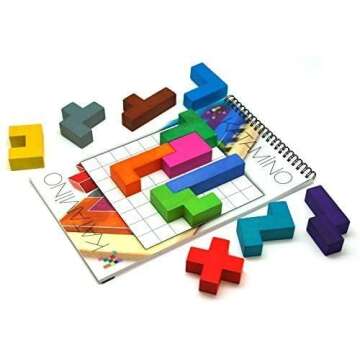 Katamino | The Original Wooden Color Shape Pattern Puzzle Game for Ages 6+ | 1 to 2 Players | 10 Minutes